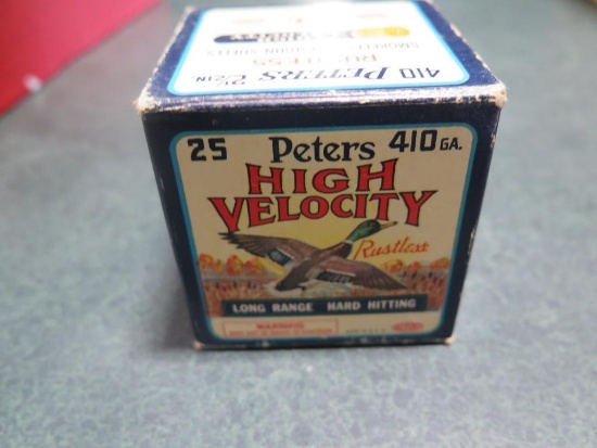 Peters .410 paper loads in collectible box~7019