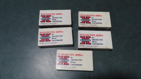 100rds Winchester .223 65gr Pointed soft point~7062