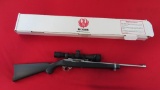 Ruger 10/22 Stainless Steel .22LR Semi-Auto,Scope w/ eatra turrets, and ori