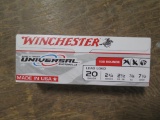 100rds Winchester 20ga 2 3/4
