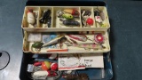 Tackle box with vintage tackle~6672