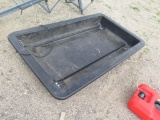 Medium Ice fishing Sled; Black plastic sled 35 x 60 inches 8 inches High si