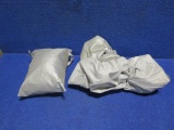 2 - Motorcycle cover; Large size, 100 Polyester. No holes or rips. AND Moto