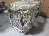 Plastic Dog Kennel with Insulated cover; Size Med/Large 24 X 36 inch, 26 in