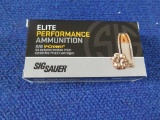 50rds Sig Sauer Elite Performance 9mm Luger 147gr JHP~6867