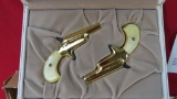 Colt Lady Set .22 derringer with box,one grip has chip in handle~6939