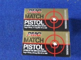 1000rds PMC match pistol Target Velocity .22LR 40gr~6960