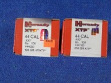 200 Hornady 44cal .430 180gr HP/XTP AND 200gr XTP bullets~6996
