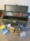 Approx 200rds 16ga & 20ga with collectible box plus misc in steel shell box