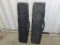 (2) hard plastic gun cases