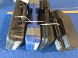 (4) hard plastic handgun cases
