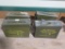 4 small metal ammo boxes, tag #3730