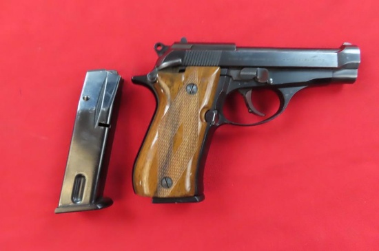 Beretta Model 84 9mm Short (380ACP) semi auto pistol, extra mag, tag #3002
