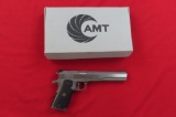 AMT Hardballer .45 Long Slide semi auto pistol with box, tag #3051