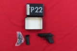 Iver Johnson TP .22 double action semi auto pistol with 2 mags & box, tag #