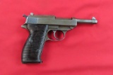 Luger P38 9mm semi auto pistol, tag #3064