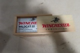 500rds Winchester Wildcat .22LR in collectible wooden box, tag #3108