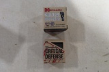 25rds Hornady .38sp & 10rds 9mm Luger Critical Defense, tag #3121