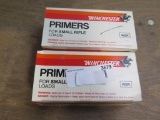 2000 Winchester small rifle primers (NO SHIPPING AVAILABLE), tag #3673