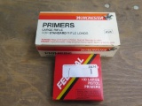 1000 Winchester large rifle primers AND 100 Federal Large rifle primers (NO