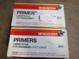 2000 Winchester large rifle primers (NO SHIPPING AVAILABLE), tag #3677