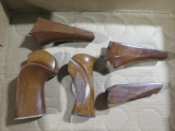 Thompson Center wooden grips & forearms, tag #3801