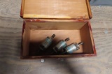 Cedar box with 3 pitmann 12v motors, tag #3816