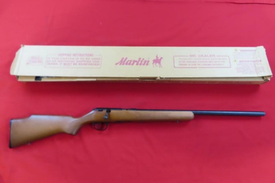 Marlin model 17B .17HMR bolt rifle, 22" Heavy barrel, NO MAG, like new in b