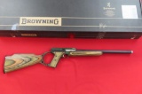 Browning Buckmark .22cal rifle, camo laminate 18
