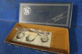 vintage S&w MODEL 19 revolver box with cleaning kit, tag#4026