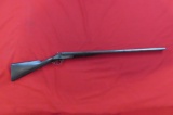 Parker Brothers 12ga side by side shotgun, exposed hammers, dual triggers,