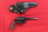 TAC .38Special Spanish made revolver with leather holster, tag#4113