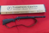 Thompson Center Omega 50cal Black powder rifle with sling in box, tag#4117
