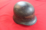 German World War II Luftschutz metal army helmet, sz small, tag#4121