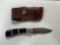 Hand Made Damascus knife with custom handle~tag#2007
