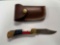 Hand Made Damascus knife with custom handle~tag#2008