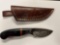 Hand Made Damascus knife with custom handle~tag#2013