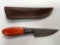 Hand Made Damascus knife with custom handle~tag#2014