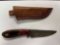 Hand Made Damascus knife with custom handle~tag#2015