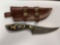 Hand Made Damascus knife with custom handle~tag#2018