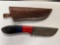Hand Made Damascus knife with custom handle~tag#2024