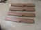 (4) brown hard gun cases~tag#3909