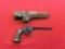 Hunter model .22 short Rim fire revolver, with leather holster ~tag#4007