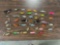 Flat of fishing lures including Storm and advertising lures~tag#4287