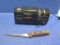 Cheifs Choice electric knife sharpener and boning knife~tag#4357