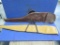 2 - Rifle gun cases, one leather hand tooled~tag#4370