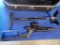 Benjamin BP2220 22 cal. pneumatic pellet gun, TruGlo red dot scope with cas