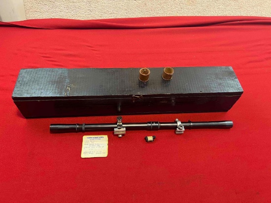 J.W. Fecker scope (came in with previous rifle # )~tag#4673