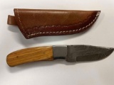 Hand Made Damascus knife with custom handle~tag#2017