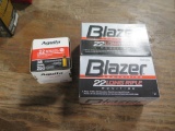 1250 TOTAL - 1000RDS Blazer 22LR 40gr ; 250RDS Aguila 22LR 38gr~tag#3043